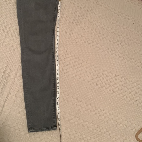 7 For All Mankind Gwenevere Skinny Jeans Steel Grey Size 27 - Picture 11 of 11